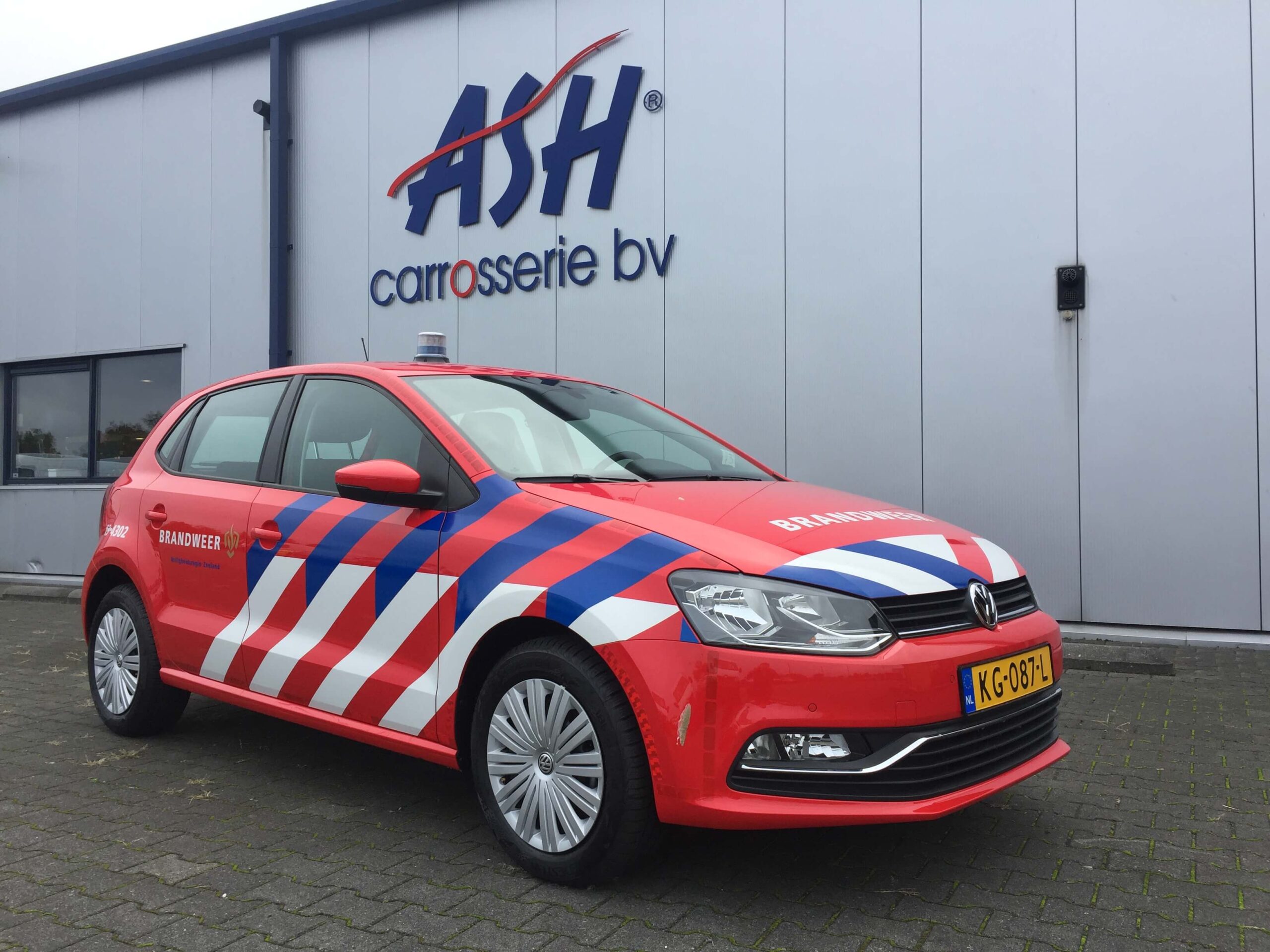 Brandweer dienstvoertuigen Volkswagen Polo